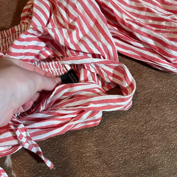 New with tag Thread Story top red and white cropped - Picture 4 of 4